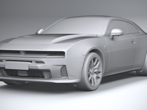 Dodge Charger Scat pack 2026 3D Model