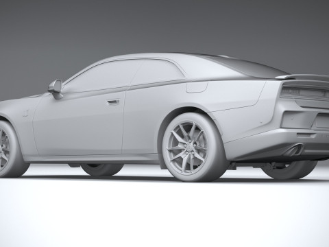 Dodge Charger Scat pack 2026 3D Model