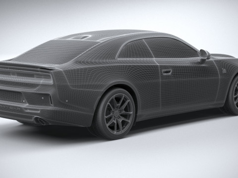 Dodge Charger Scat pack 2026 3D Model