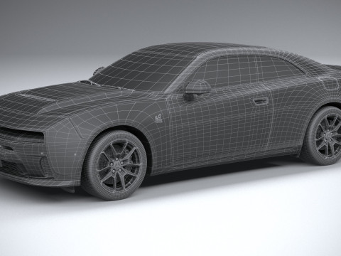 Dodge Charger Scat pack 2026 3D Model