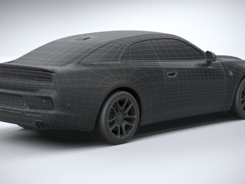 Dodge Charger Scat pack 2026 3D Model