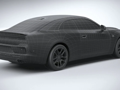 Dodge Charger Scat pack 2026 3D Model