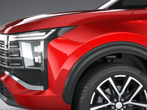 JAC JS8 PRO 2026 3D Model