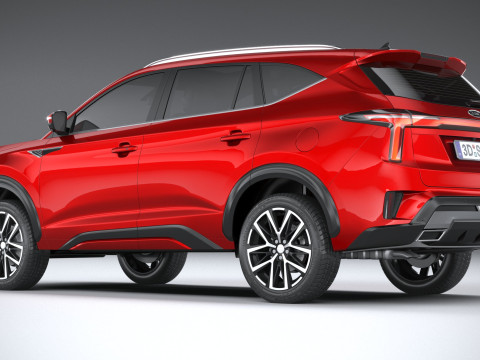 JAC JS8 PRO 2026 Model 3D