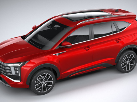 JAC JS8 PRO 2026 Model 3D