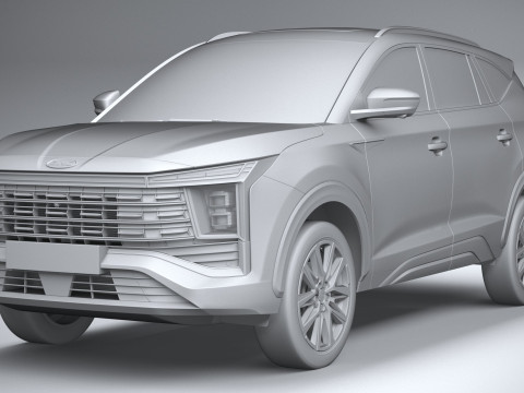 JAC JS8 PRO 2026 Model 3D
