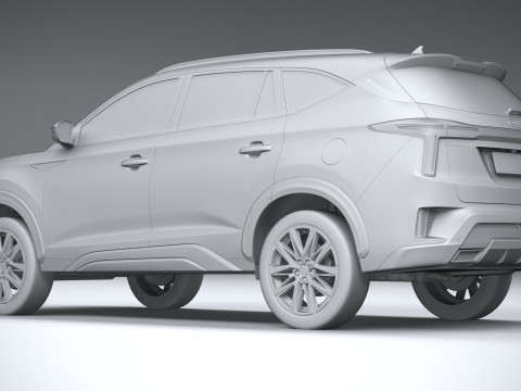 JAC JS8 PRO 2026 Model 3D