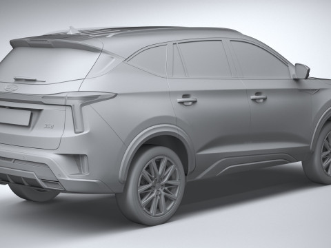 JAC JS8 PRO 2026 Model 3D