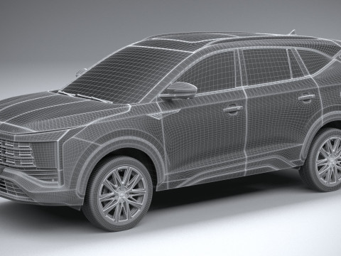 JAC JS8 PRO 2026 Model 3D
