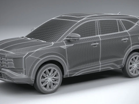 JAC JS8 PRO 2026 3D Model