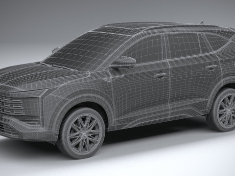JAC JS8 PRO 2026 Model 3D