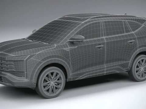 JAC JS8 PRO 2026 3D Model