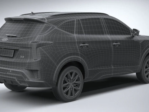 JAC JS8 PRO 2026 3D Model