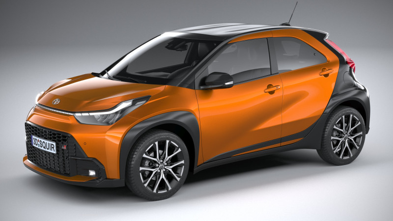 Toyota Aygo X GR 2026 Modello 3D .c4d .max .obj .3ds .fbx .stl .blend 