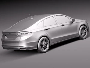 Mondeo Sedan 2013 3D Model