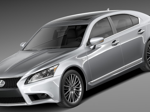 Lexus LS 460 F Sport 2013 3Dモデル
