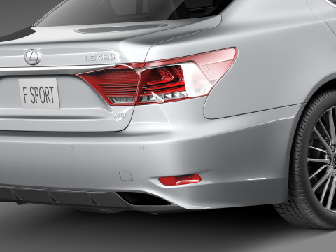 Lexus LS 460 F Sport 2013 3D-Modell