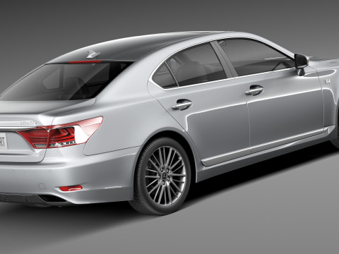 Lexus LS 460 F Sport 2013 3D-Modell