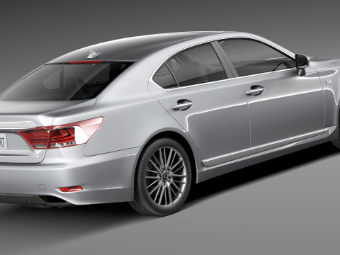 Lexus LS 460 F Sport 2013 3D Model