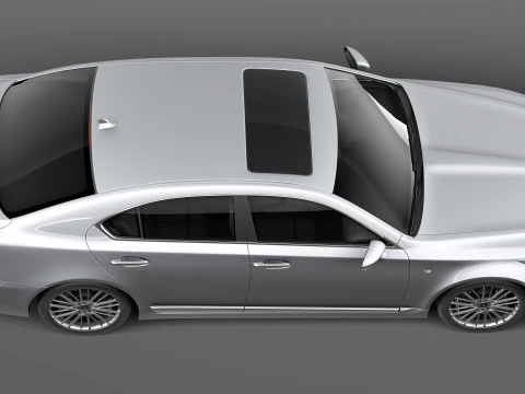 Lexus LS 460 F Sport 2013 3D Model