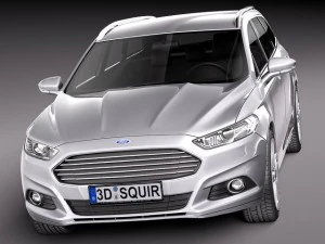 Mondeo Estate 2013 3D Model