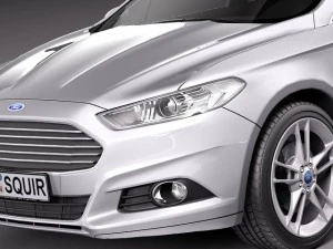 Mondeo Estate 2013 3D Model