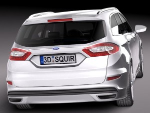Mondeo Estate 2013 3D 모델