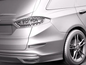 Mondeo Estate 2013 3D Model
