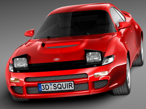 Toyota Celica ST 185 1990-1993 Model 3D
