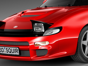 Toyota Celica ST 185 1990-1993 Model 3D