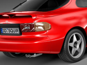 Toyota Celica ST 185 1990-1993 3D Model