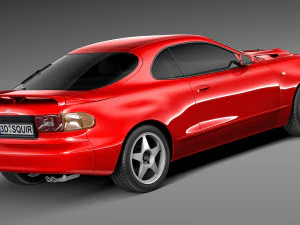 Toyota Celica ST 185 1990-1993 3D Model