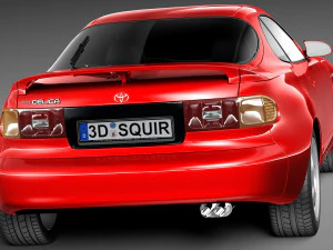 Toyota Celica ST 185 1990-1993 3D Model