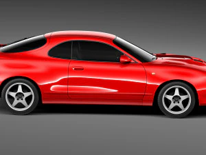 Toyota Celica ST 185 1990-1993 3D Model