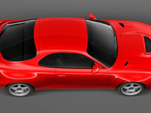 Toyota Celica ST 185 1990-1993 3D Model
