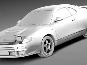 Toyota Celica ST 185 1990-1993 Model 3D