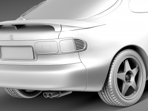 Toyota Celica ST 185 1990-1993 Model 3D