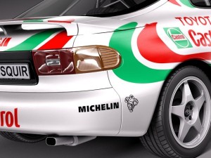 Toyota Celica WRC Carlos Sainz 1991 Modèle 3D