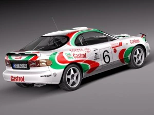 Toyota Celica WRC Carlos Sainz 1991 3D Model