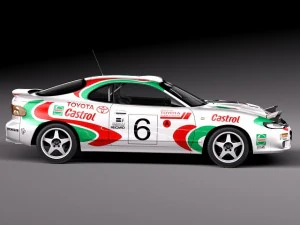 Toyota Celica WRC Carlos Sainz 1991 3D Model