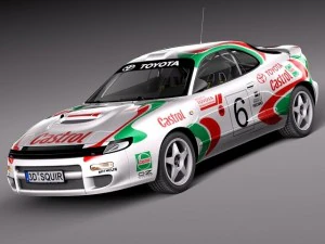 Toyota Celica WRC Carlos Sainz 1991 3D Model