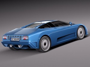 Bugatti EB110 19911995 Modelo 3D