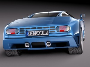 Bugatti EB110 19911995 Modelo 3D