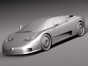 Bugatti EB110 19911995 Modelo 3D