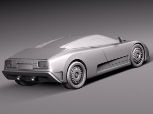 Bugatti EB110 19911995 Modelo 3D
