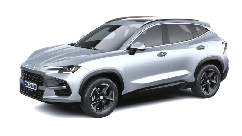 Jetour Dashing 2025 Model 3D .c4d .max .obj .3ds .fbx .stl .blend 