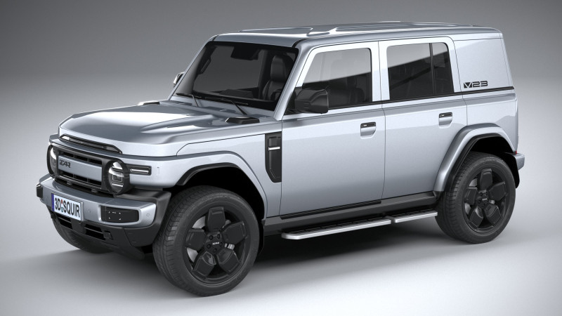 Chery iCar V23 2025 3D 모델 .c4d .max .obj .3ds .fbx .stl .blend