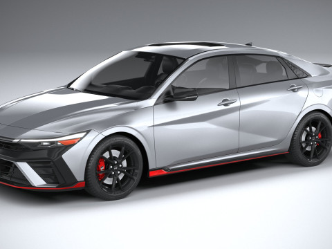 Hyundai Elantra N 2024 3D 模型