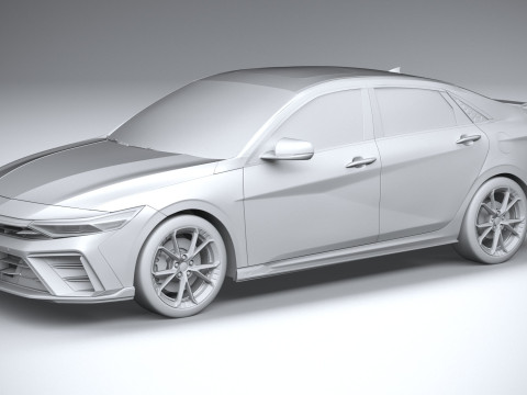 Hyundai Elantra N 2024 Model 3D