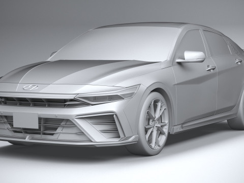 Hyundai Elantra N 2024 Model 3D